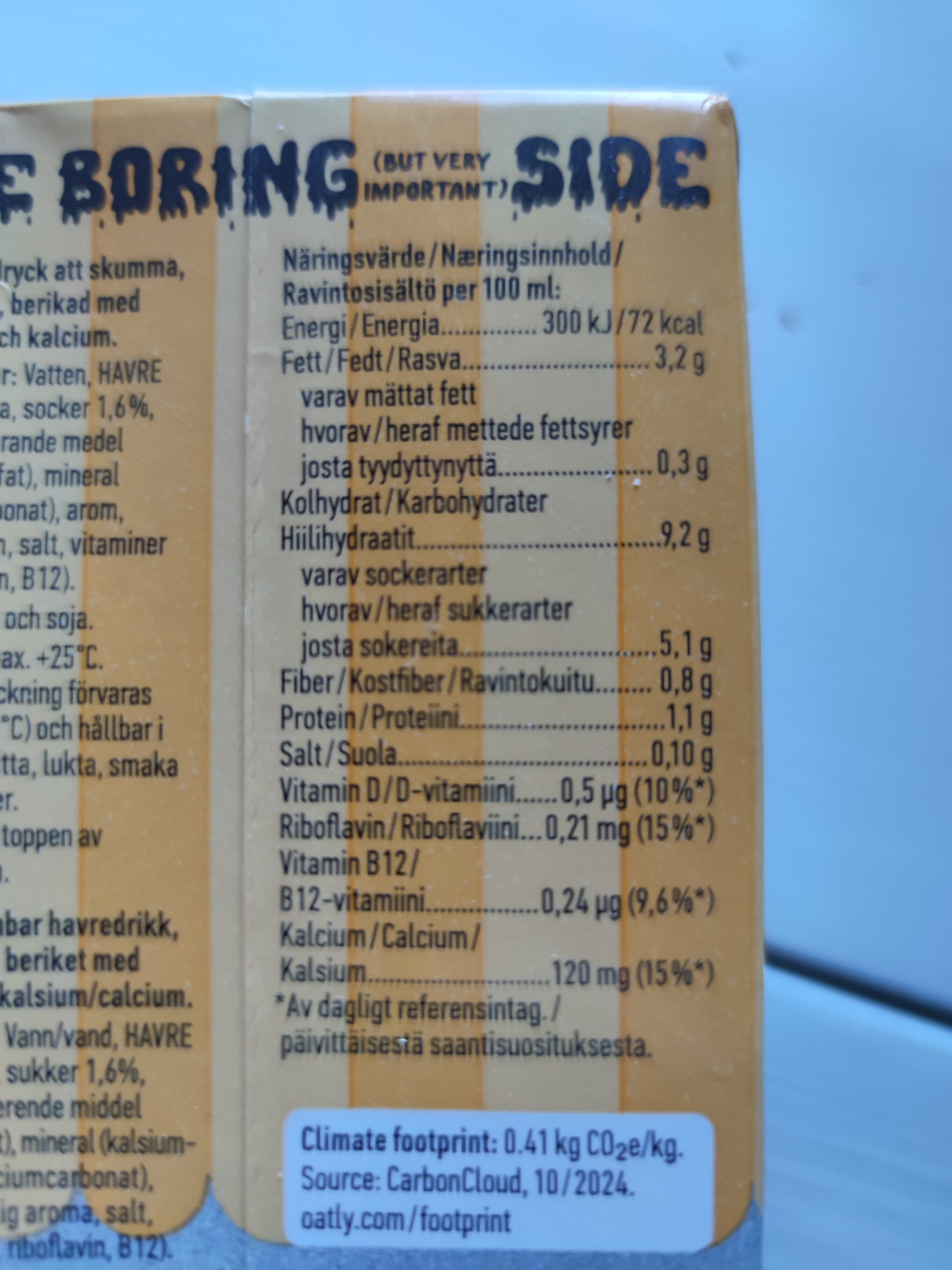 Oatly iKaffe Vanilla Flavour packshot