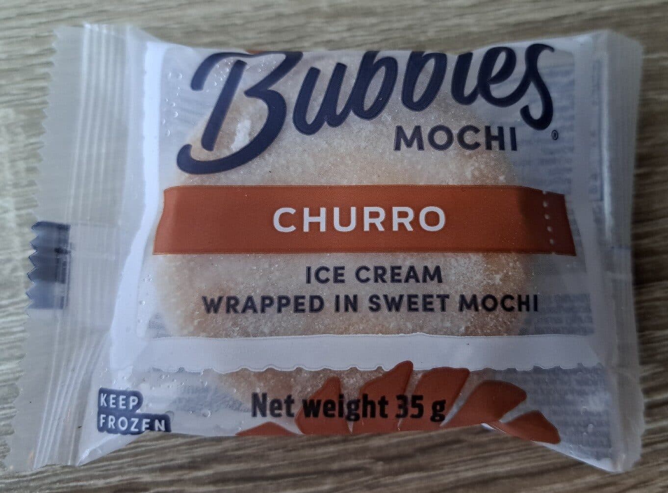 Bubbies Mochi Churro Ice Cream Mochi packshot