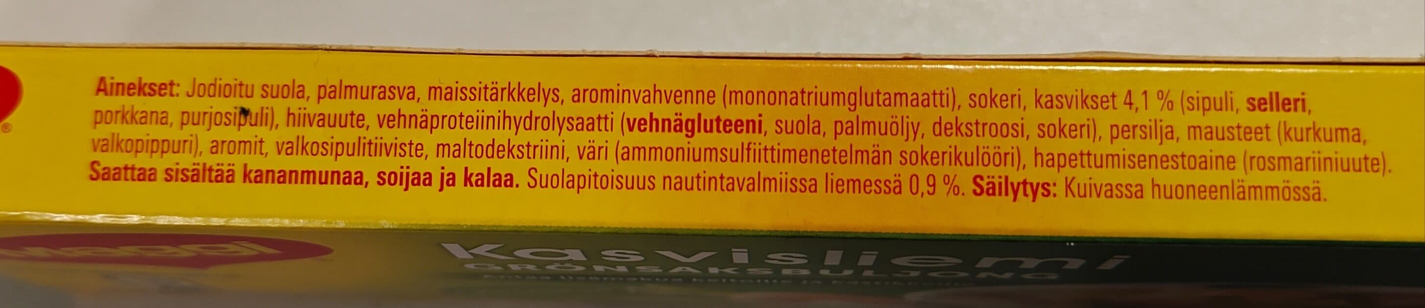 Maggi Kasvisliemi packshot