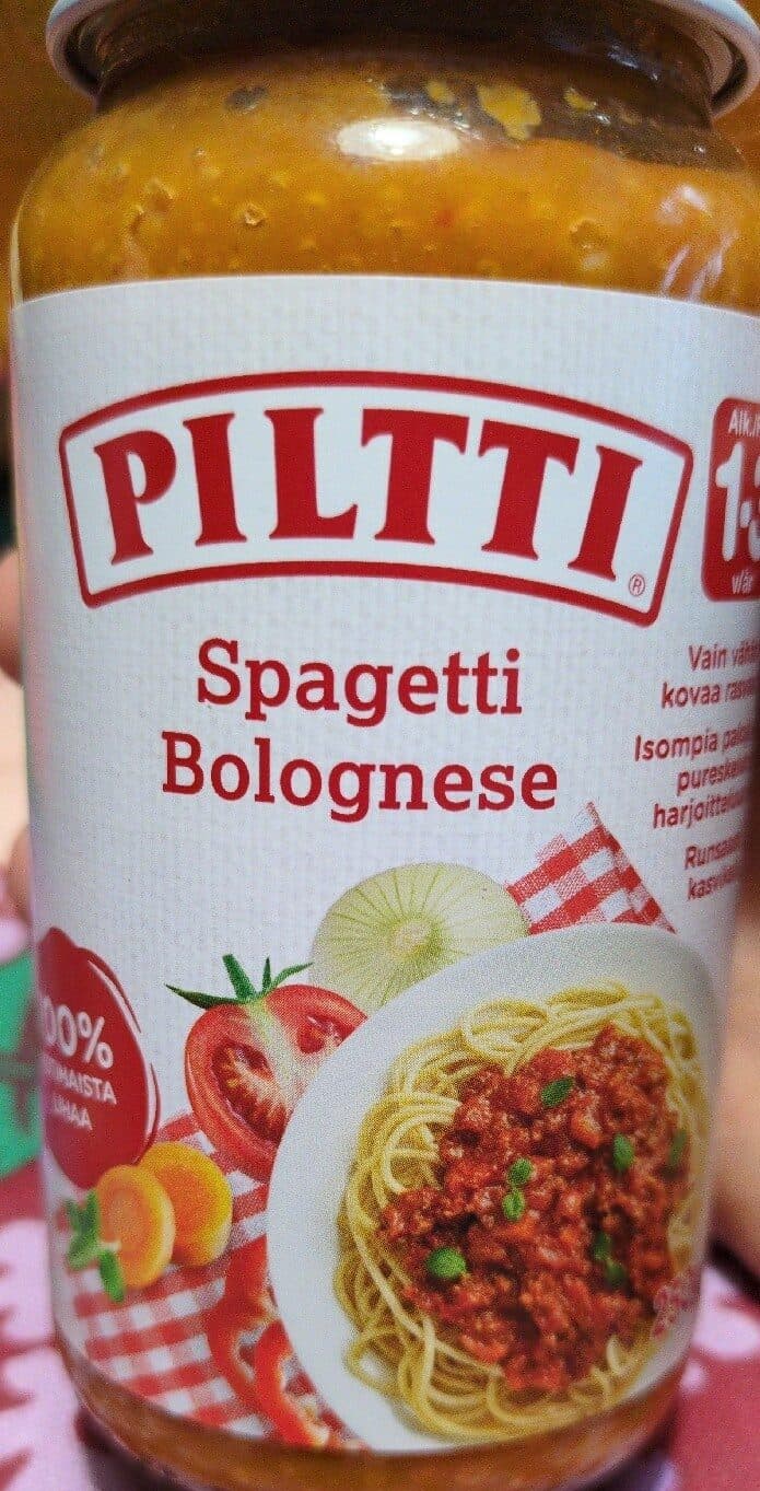 Piltti Spagetti Bolognese packshot