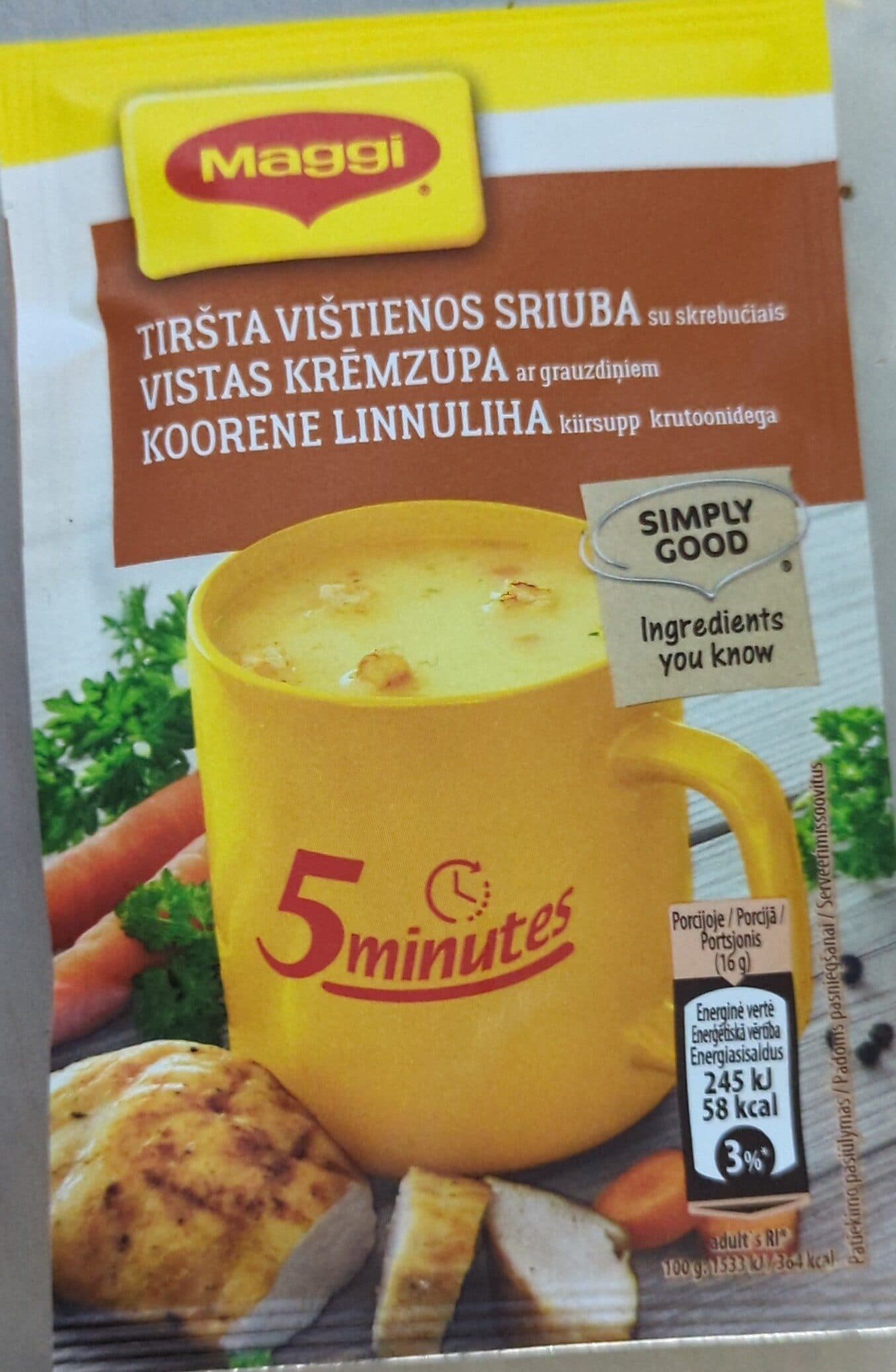 Nestlé Tiršta vištienos sriuba packshot
