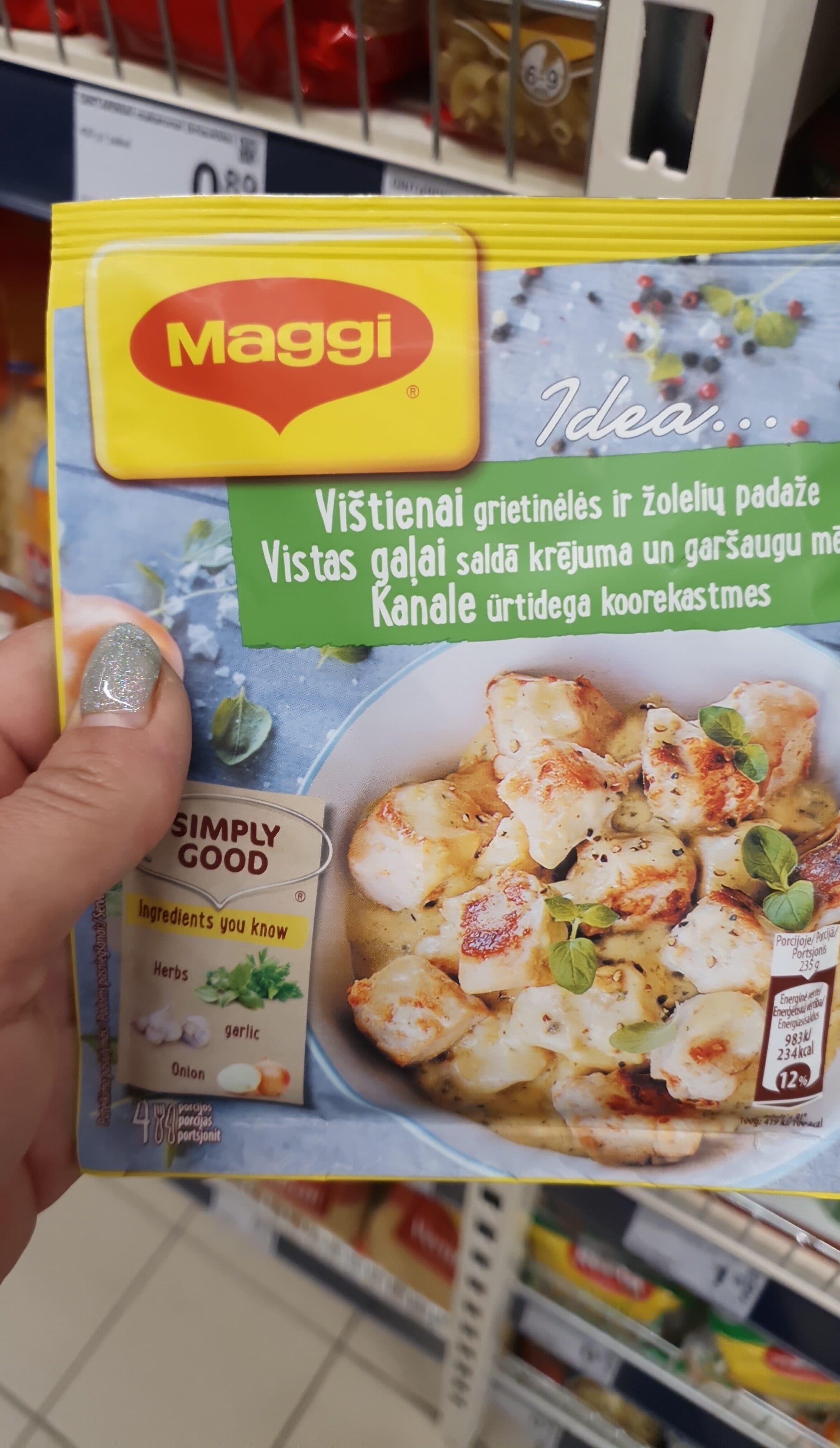 Maggi Ruošinys maggi packshot