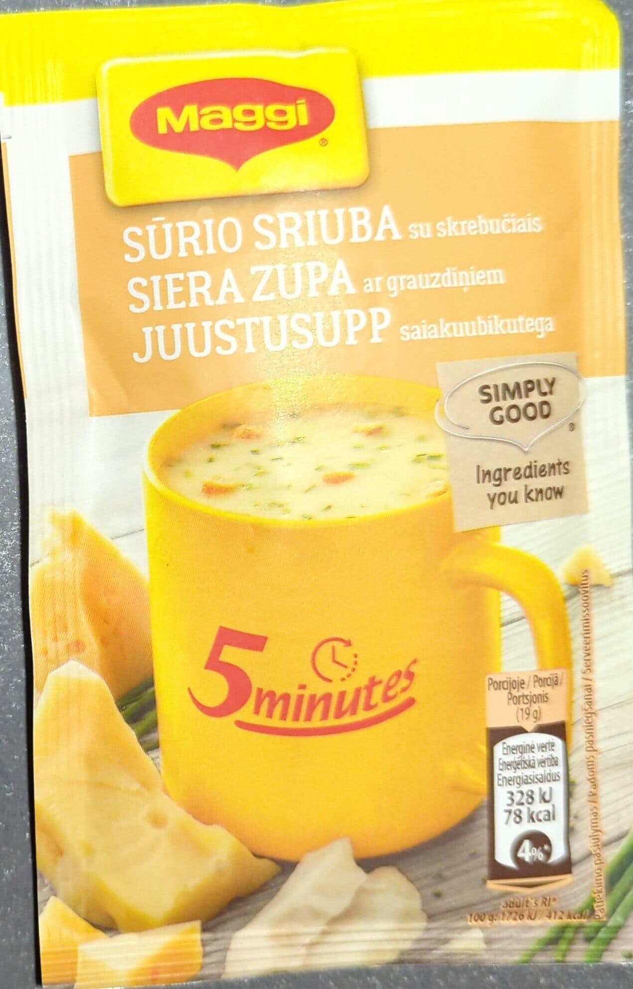 Maggi Sūrio sriuba packshot