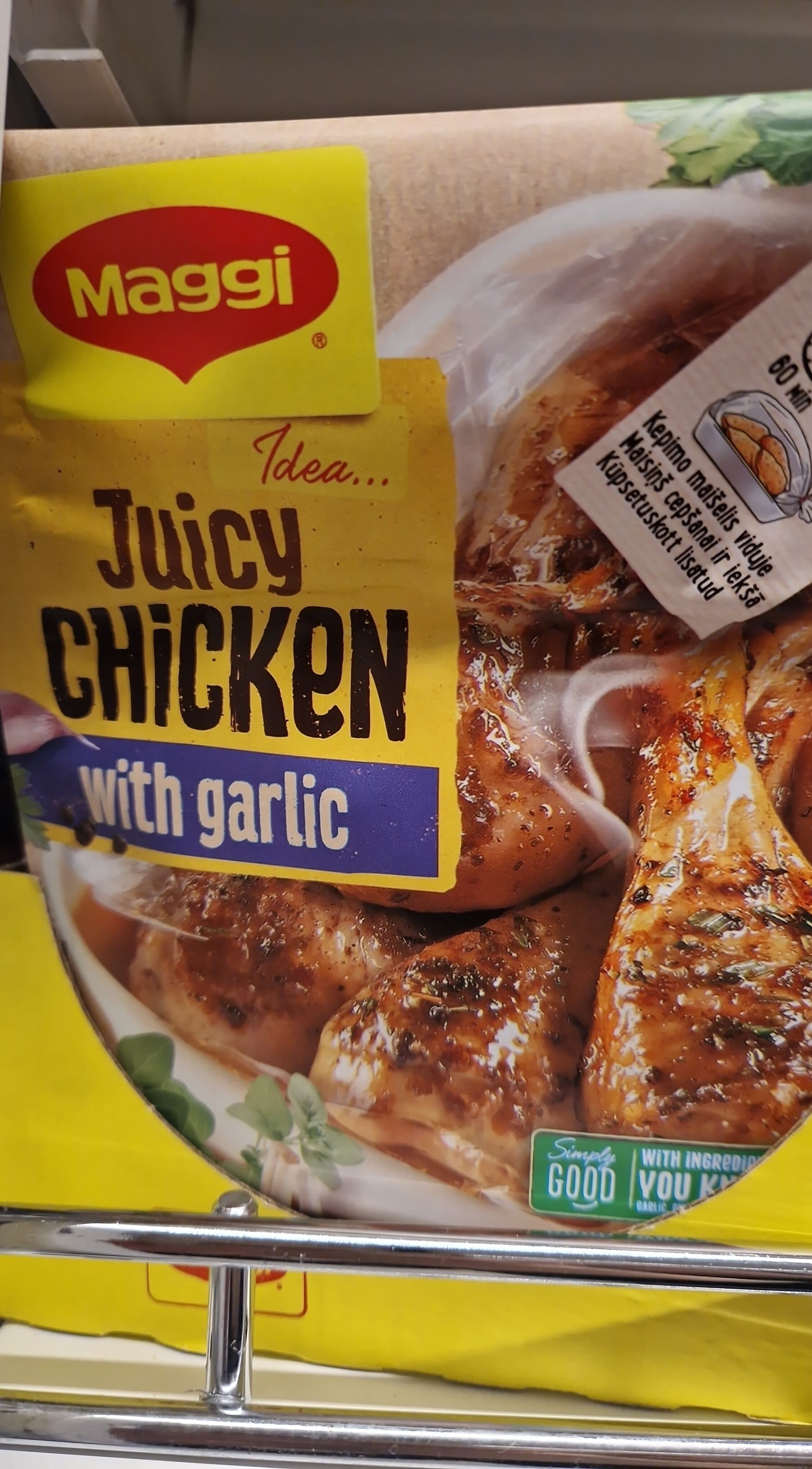 Maggi Ruošinys MAGGI IDEA sultingai vištienai su česnakais packshot