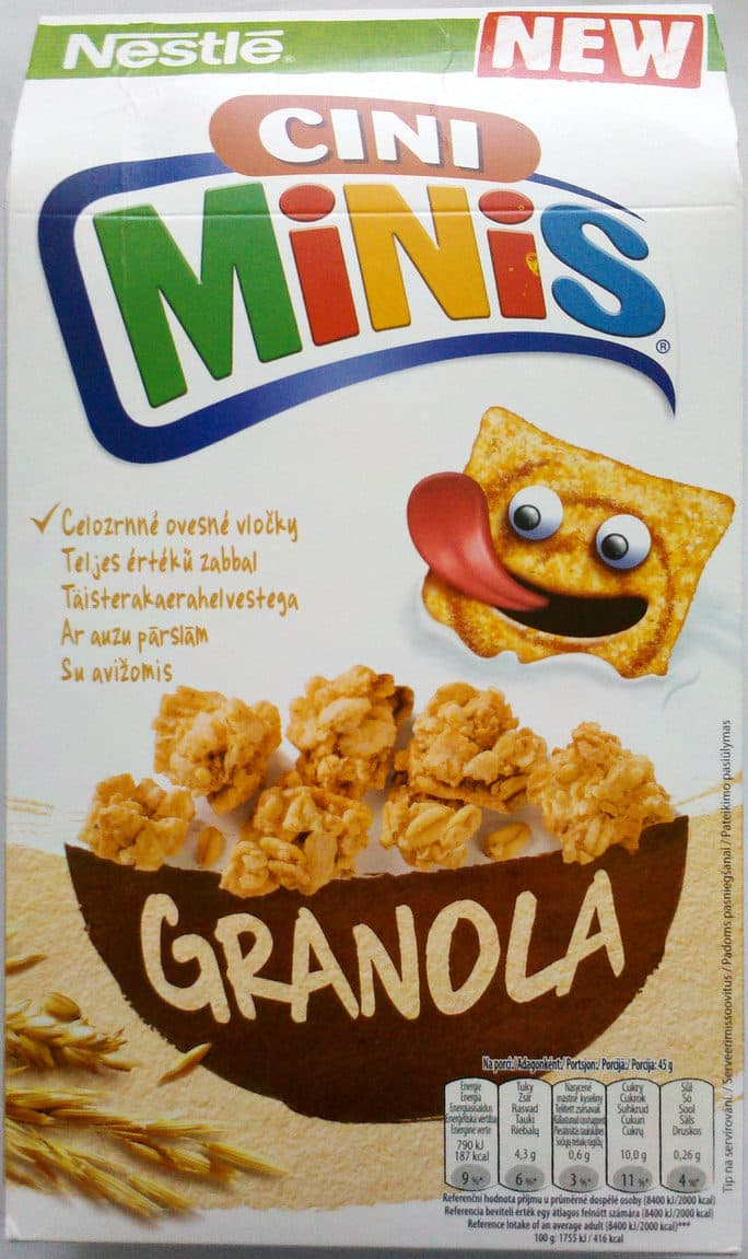 Nestlé Nestlé Cini Minis Granola packshot