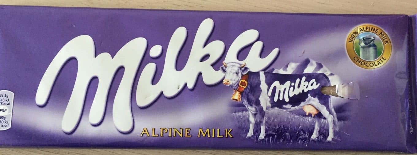 Milka Chocolat au Lait Alpin packshot