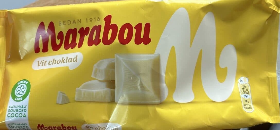 Marabou Vit Choklad packshot