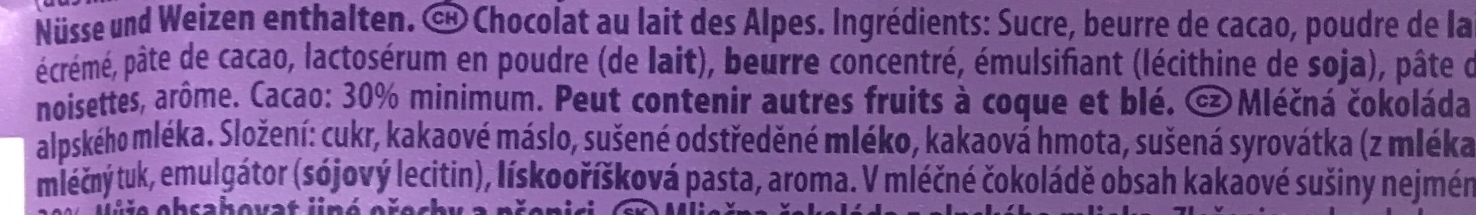 Milka Milka Alpenmilch Schokolade packshot