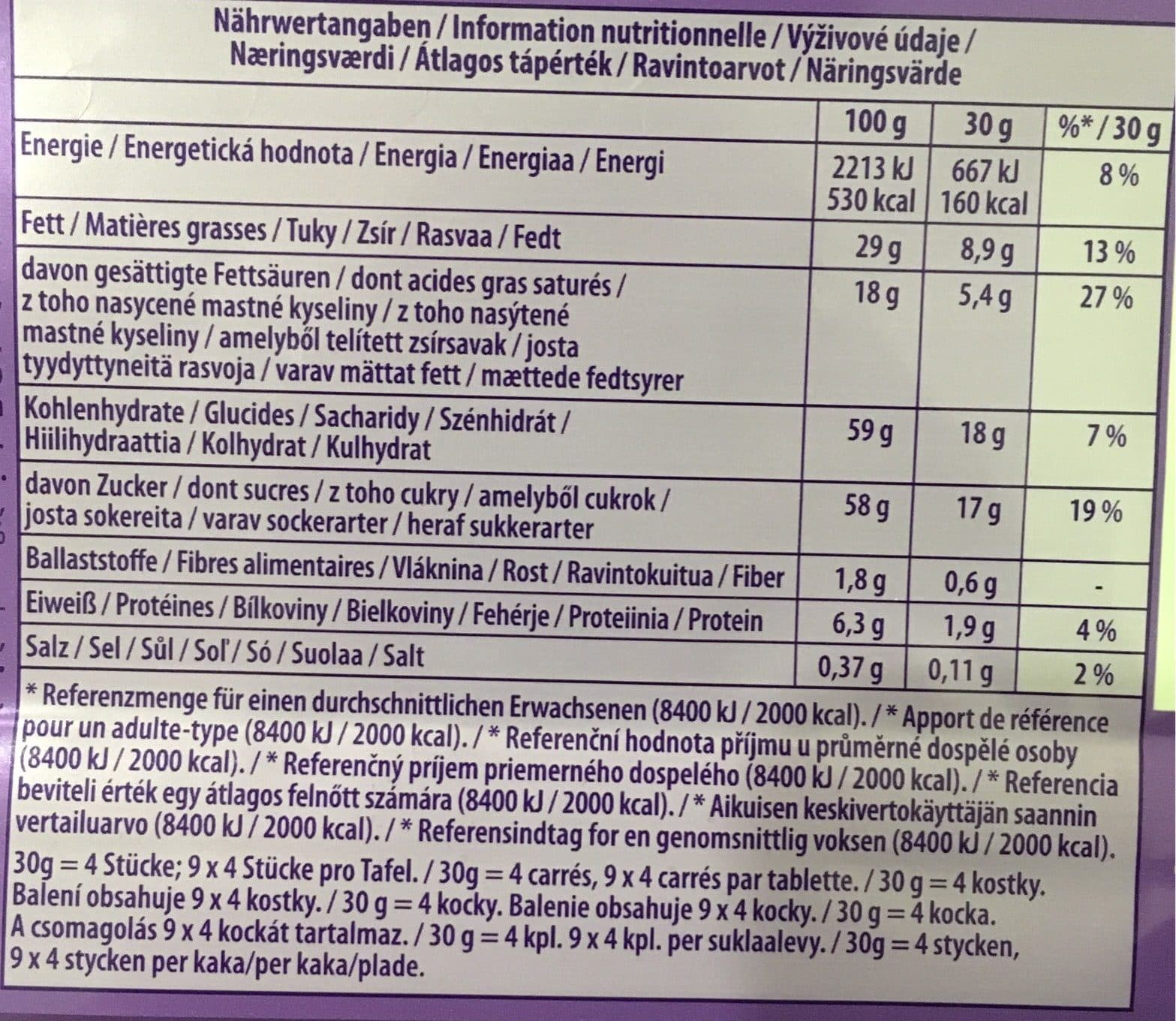 Milka Milka Alpenmilch Schokolade packshot