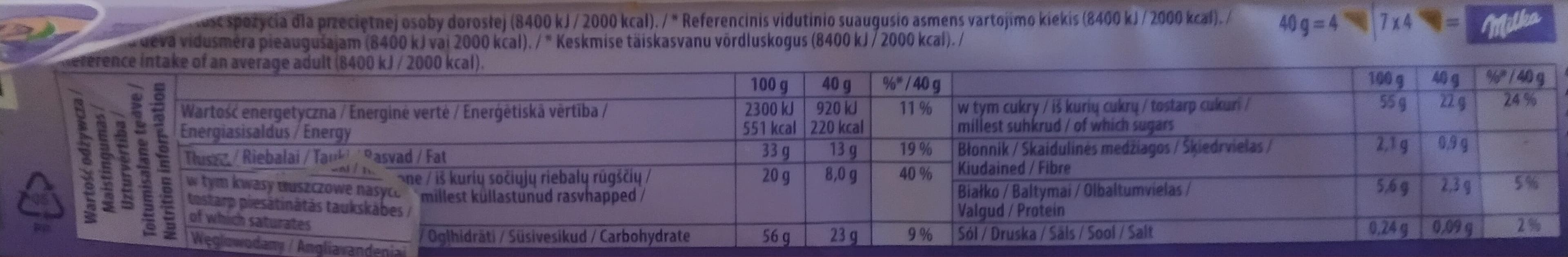 Milka Milka triolade max packshot