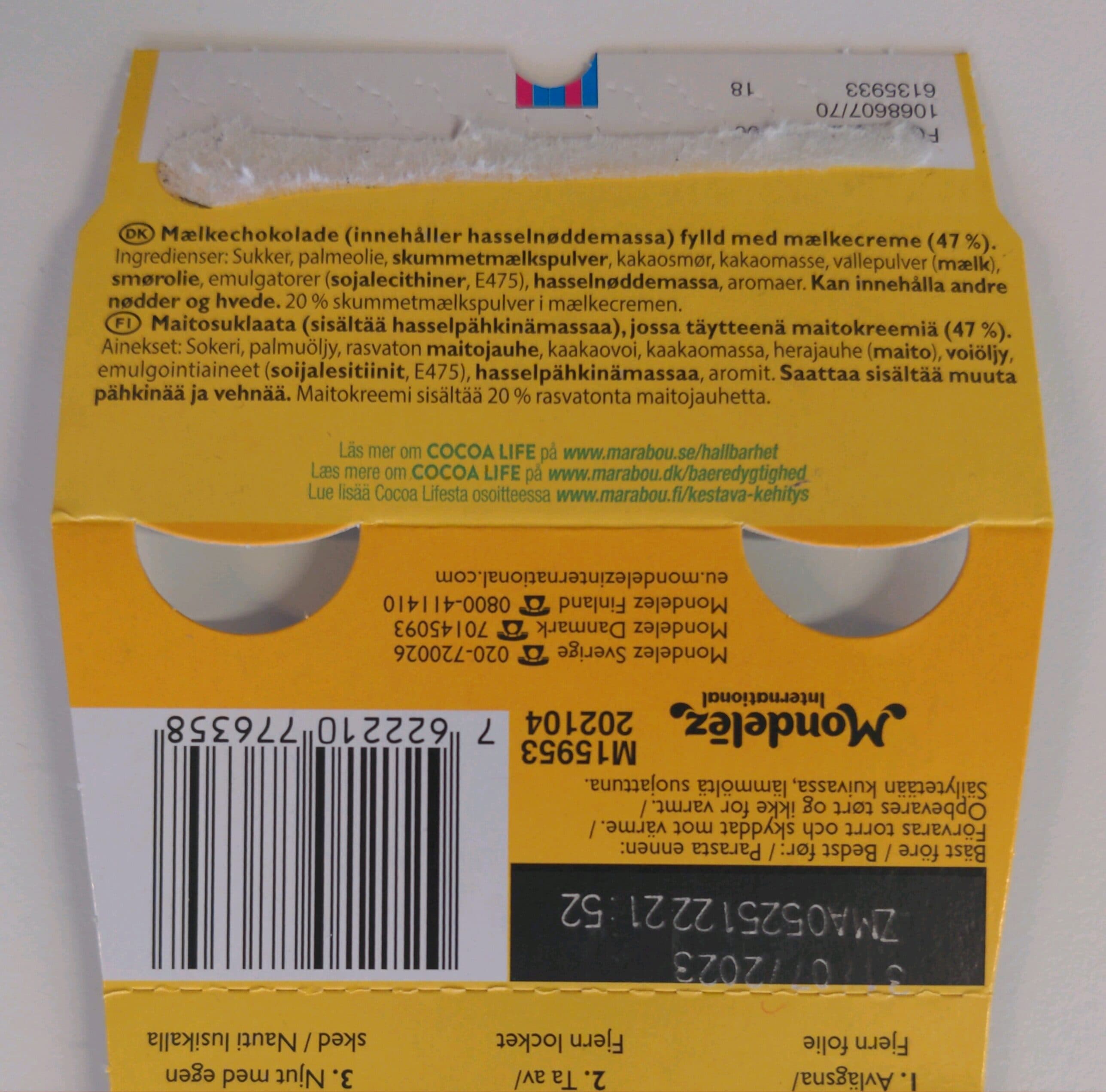 Marabou Eggs packshot