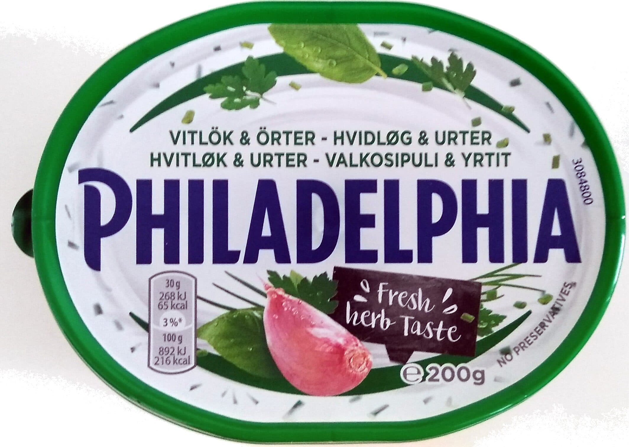 Philadelphia Valkosipuli & yrtit packshot