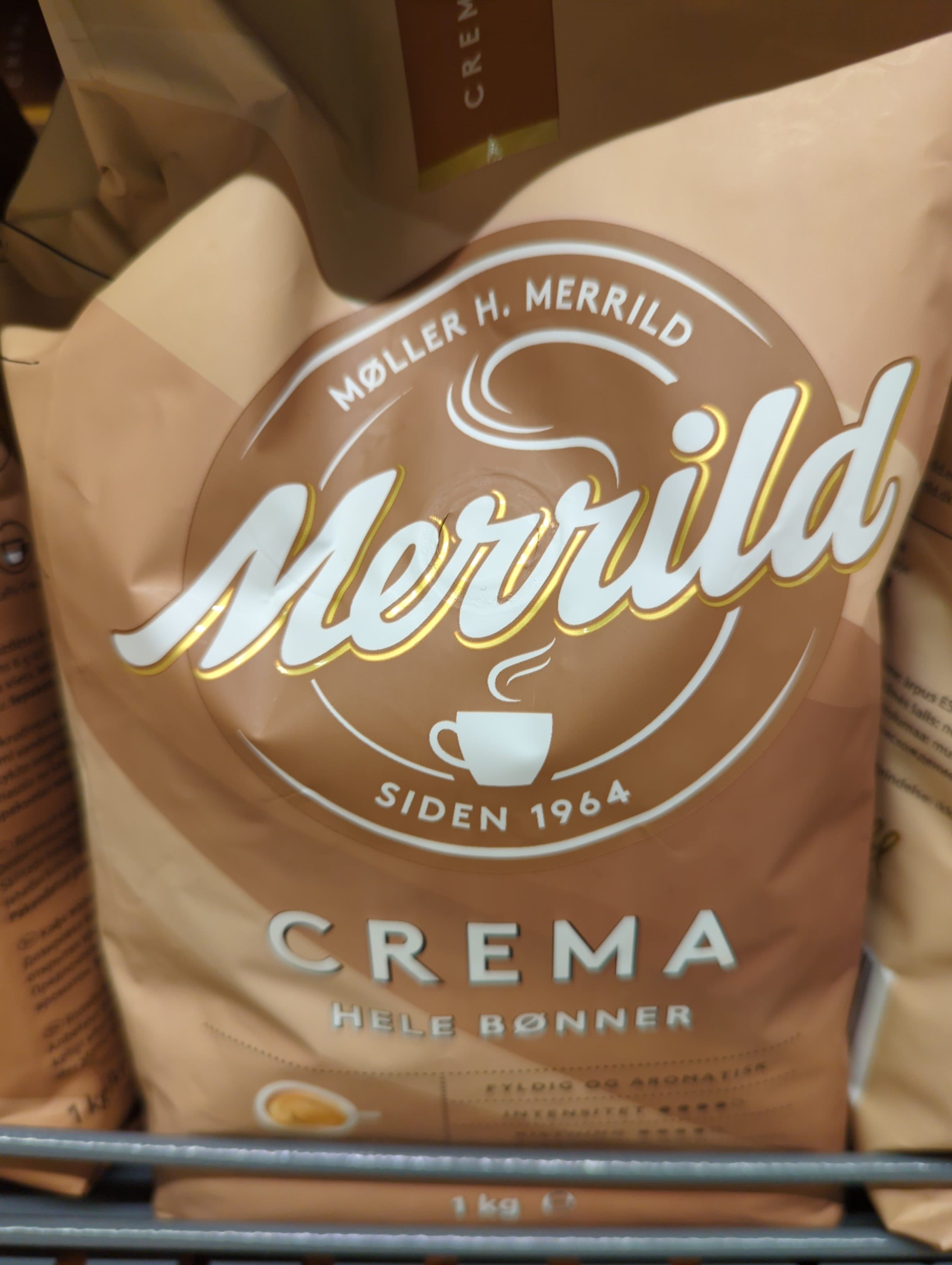 merrild crema pupelės packshot