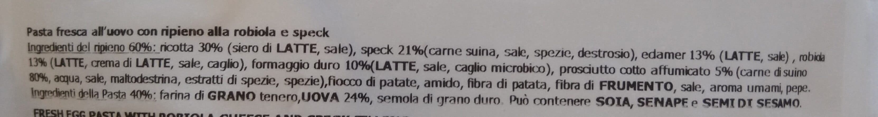 Nonna Rina Ravioloni speck e robiola Nonno Nanni packshot