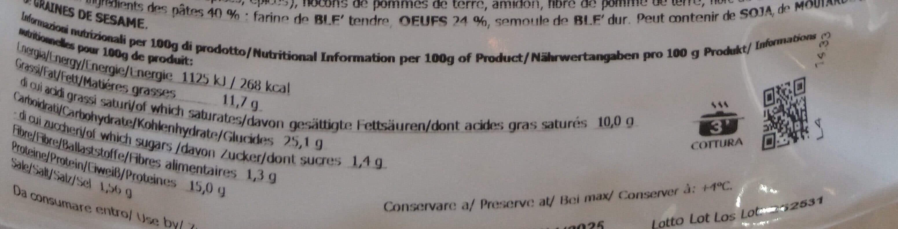 Nonna Rina Ravioloni speck e robiola Nonno Nanni packshot