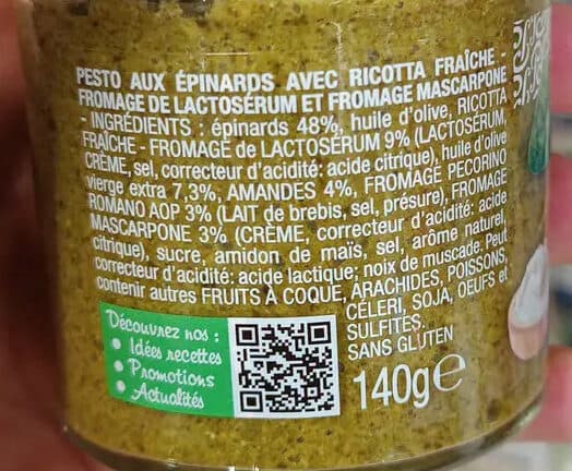 Polli Pesto Ricotta, Spinati Ja Mascarponega packshot