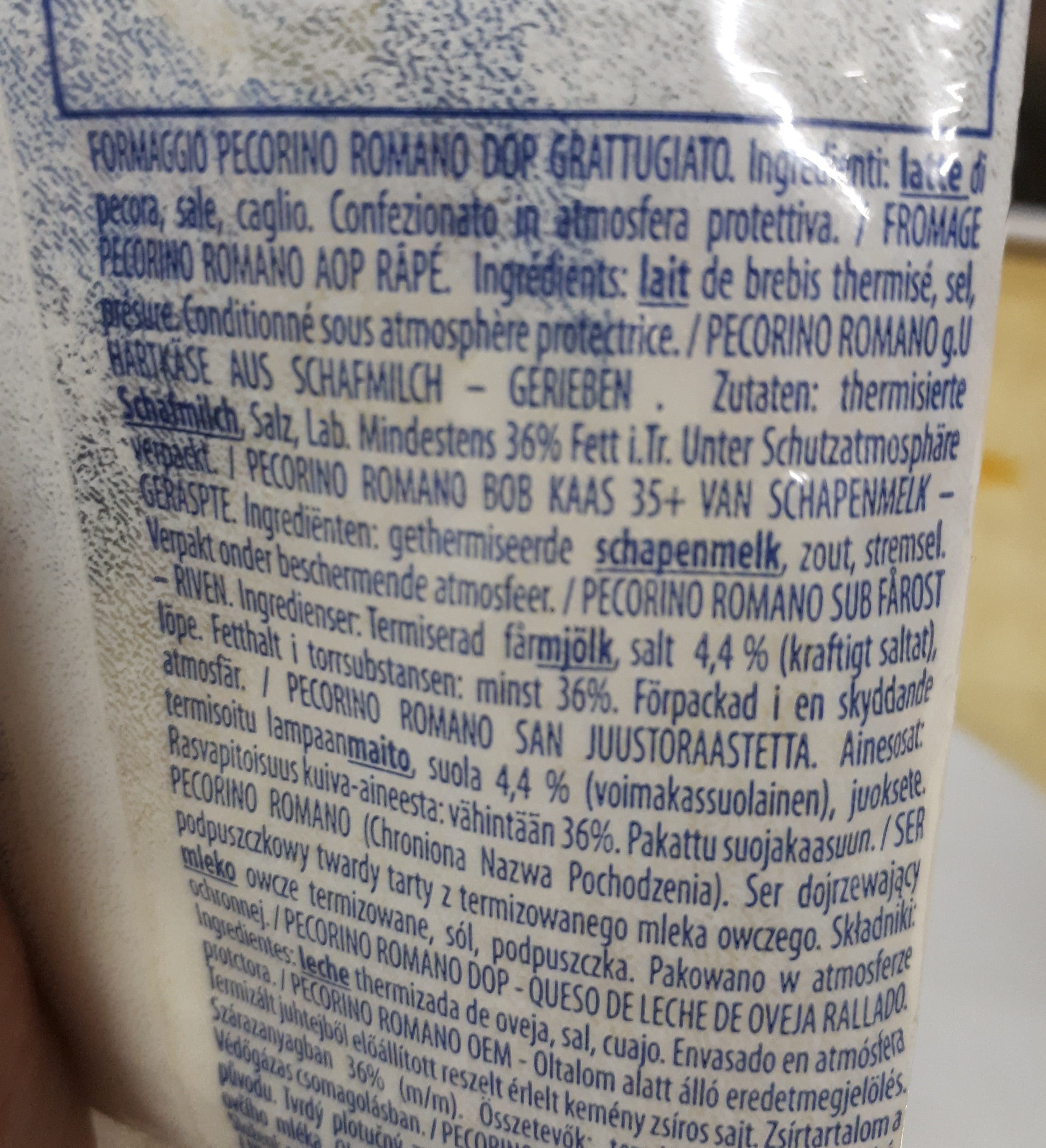 Castelli Castelli Pecorino Romano, Käse packshot