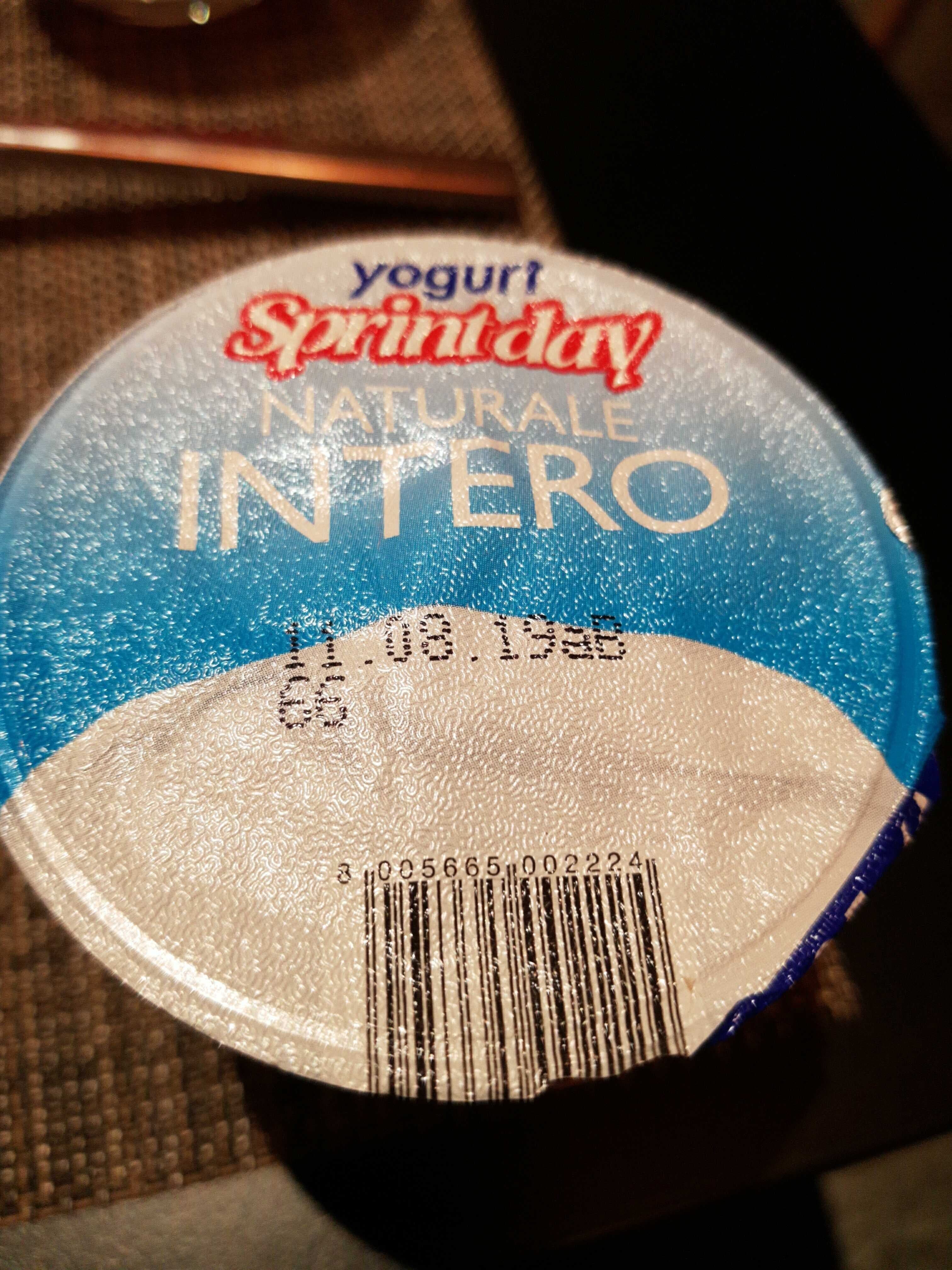 Sprintday Naturale intero yogurt packshot