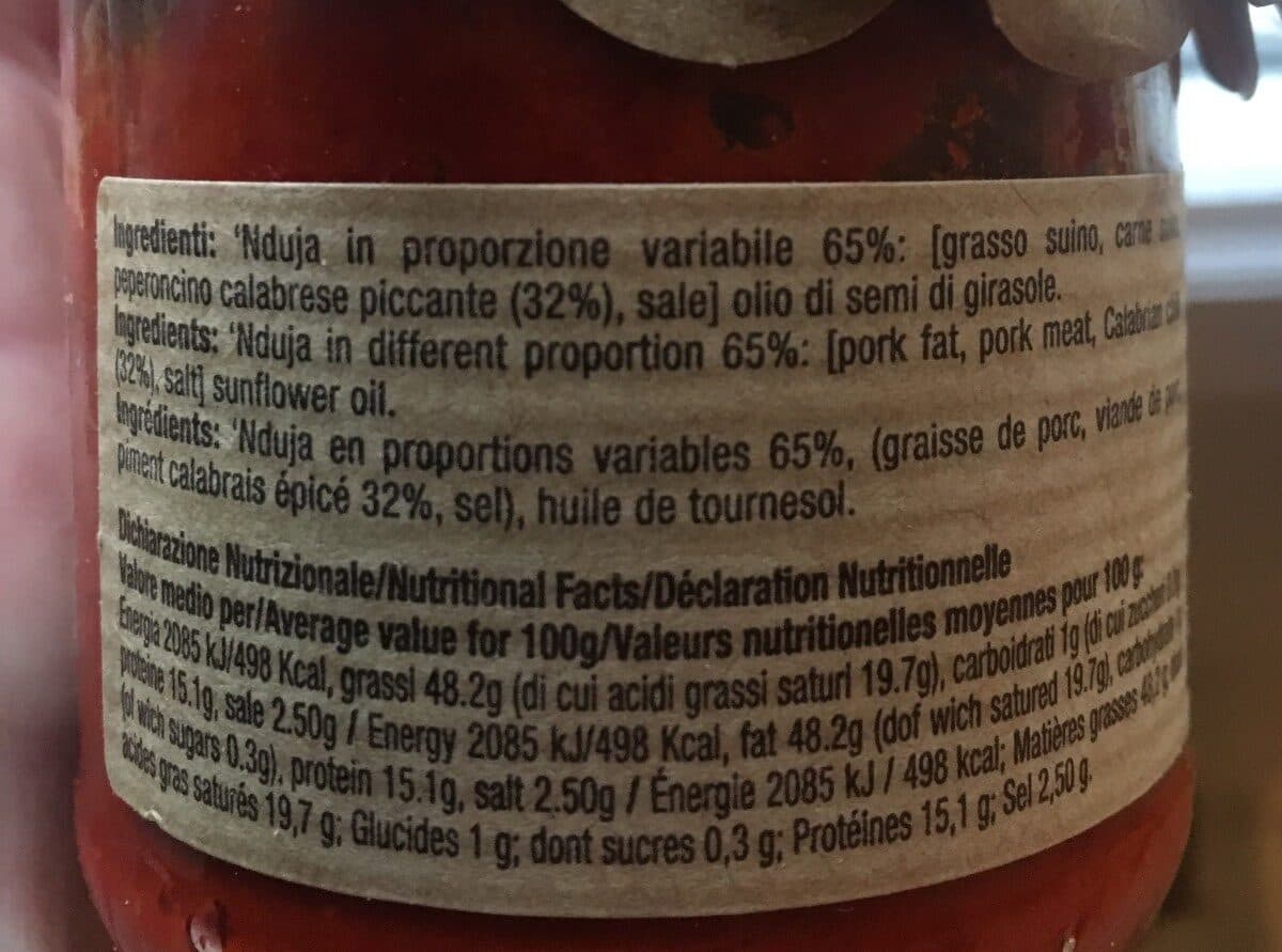 Delizie di Calabria Nduja packshot