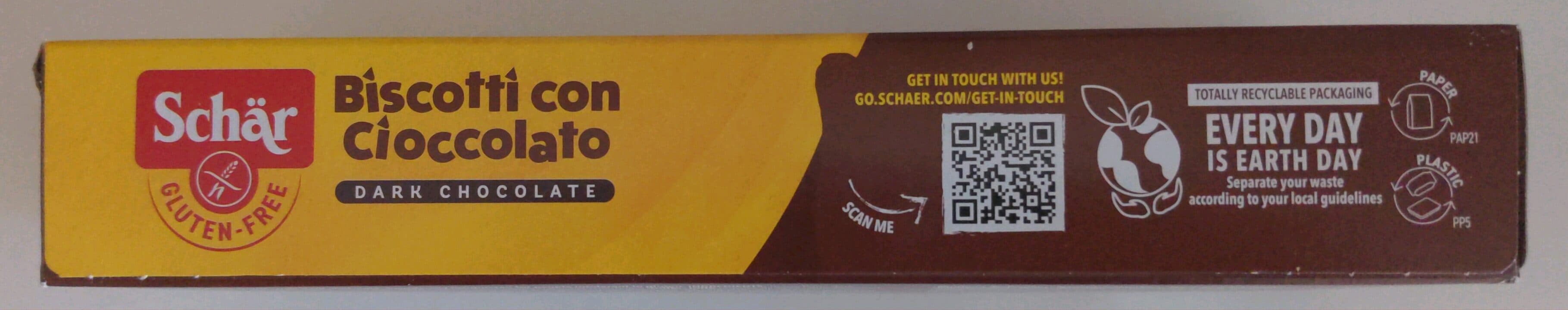Schär TENDRES CHOCO - Biscuits sablés nappés chocolat packshot