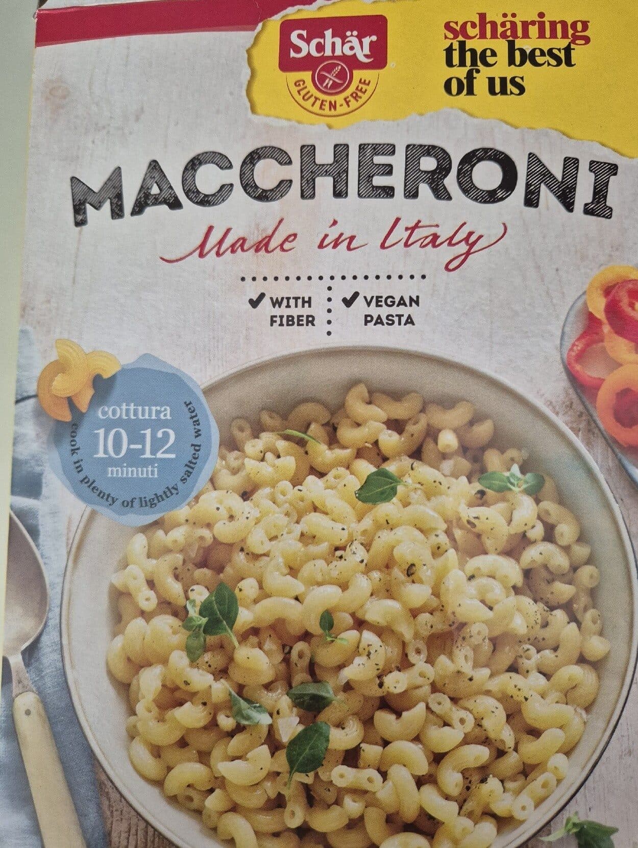 Schär Maccheroni packshot