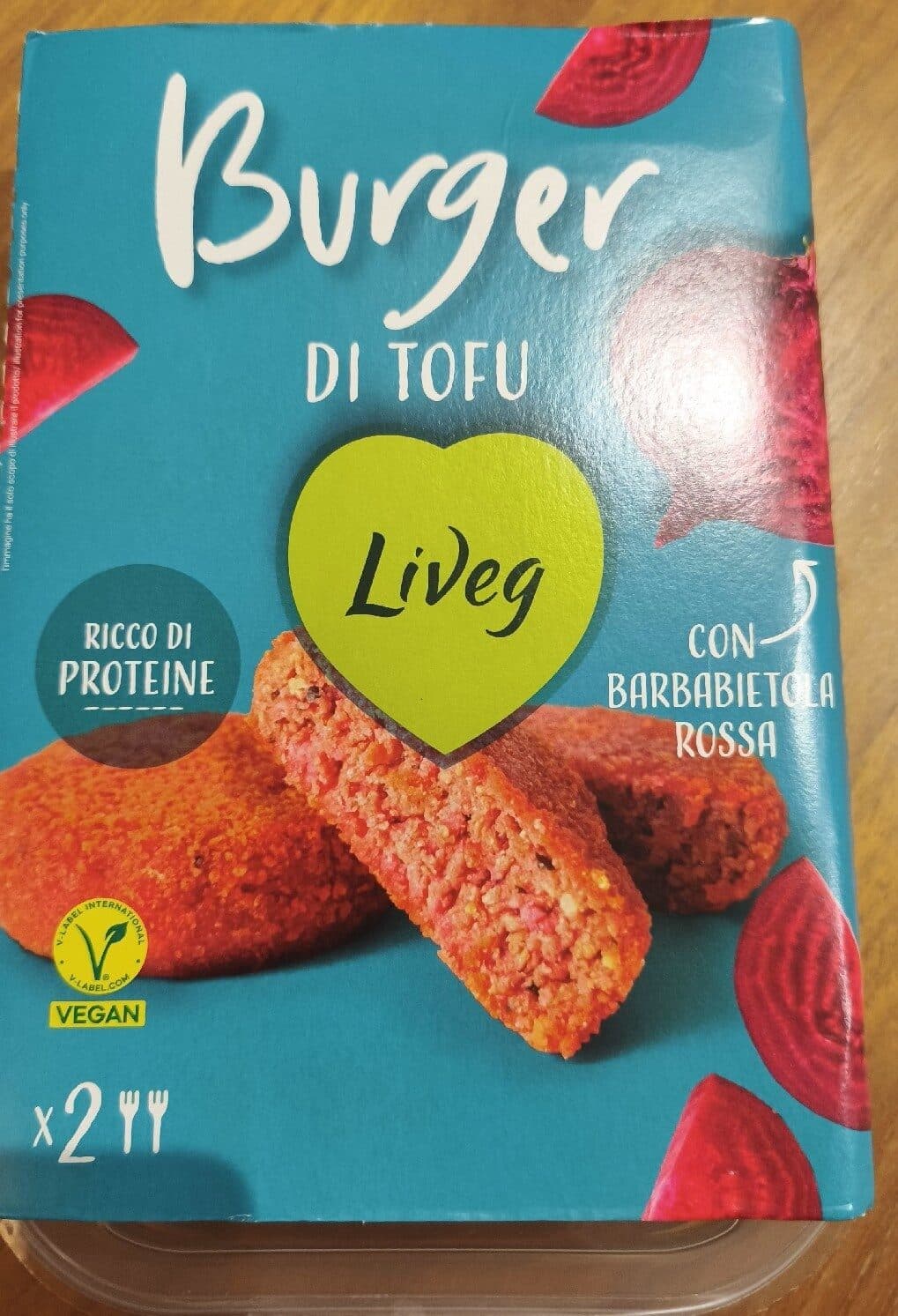 Liveg Burger Tofu packshot