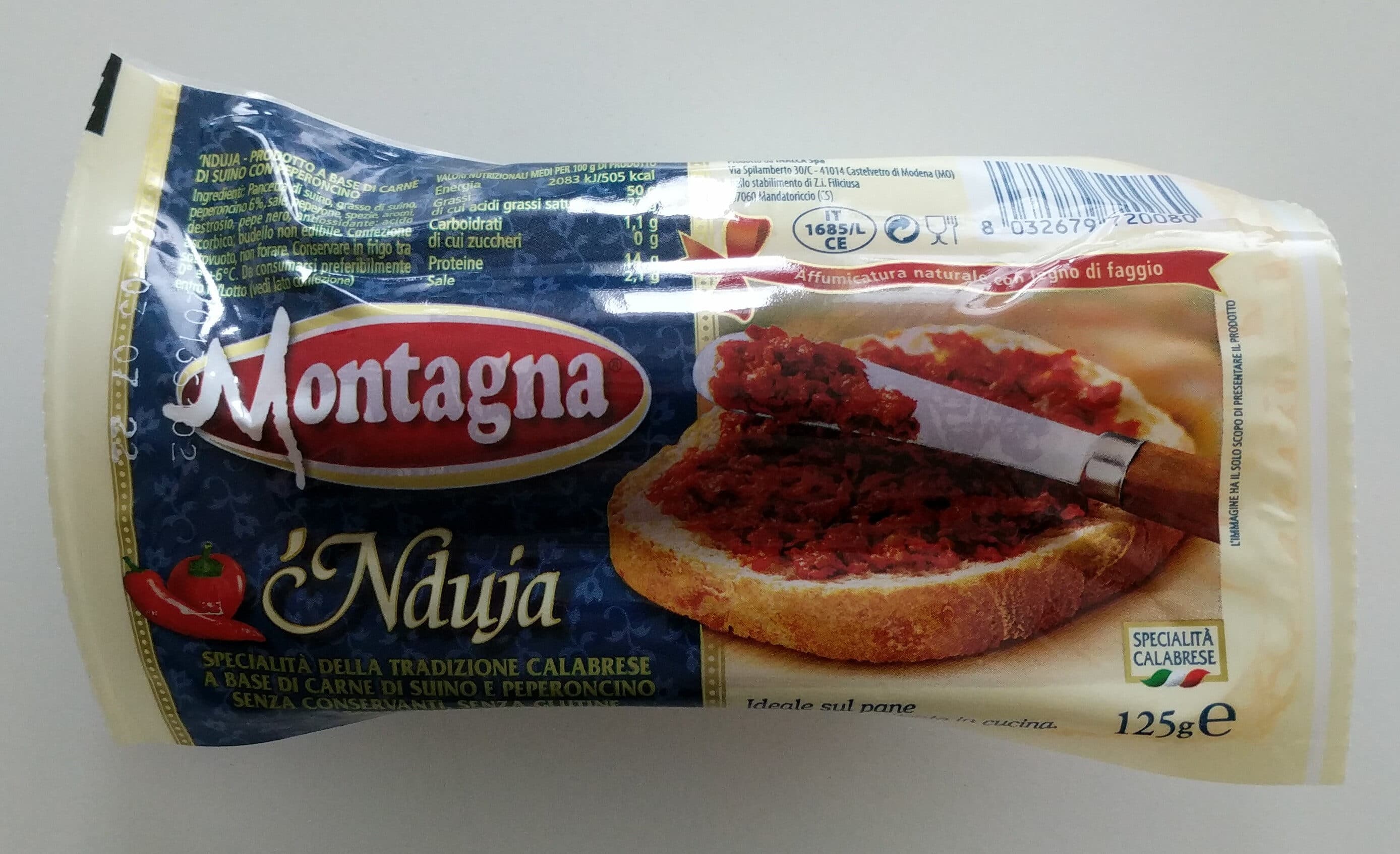 Montagna Nduja packshot