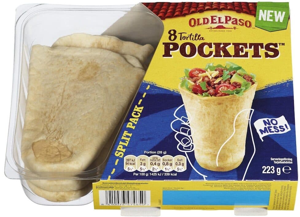 Haugen - gruppen as Tortilla pockets packshot