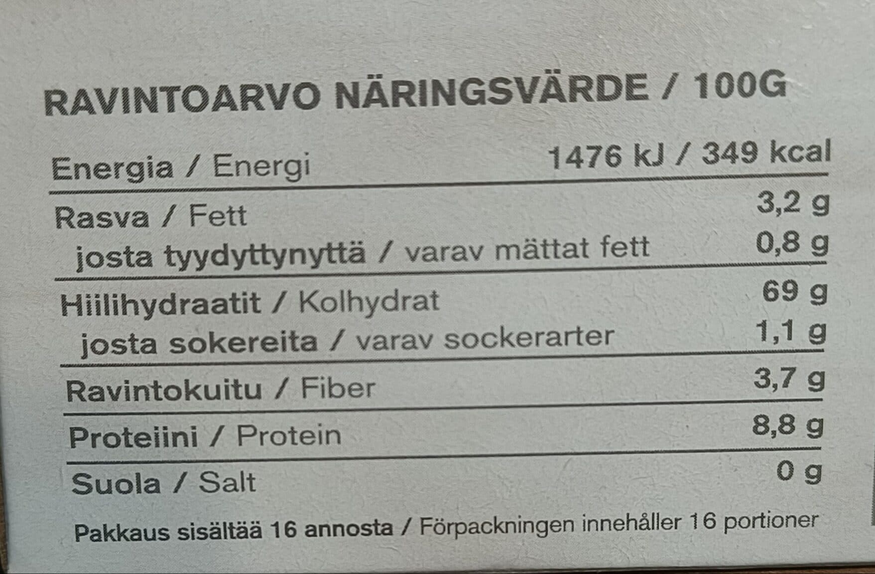Risella Täysjyväriisi packshot