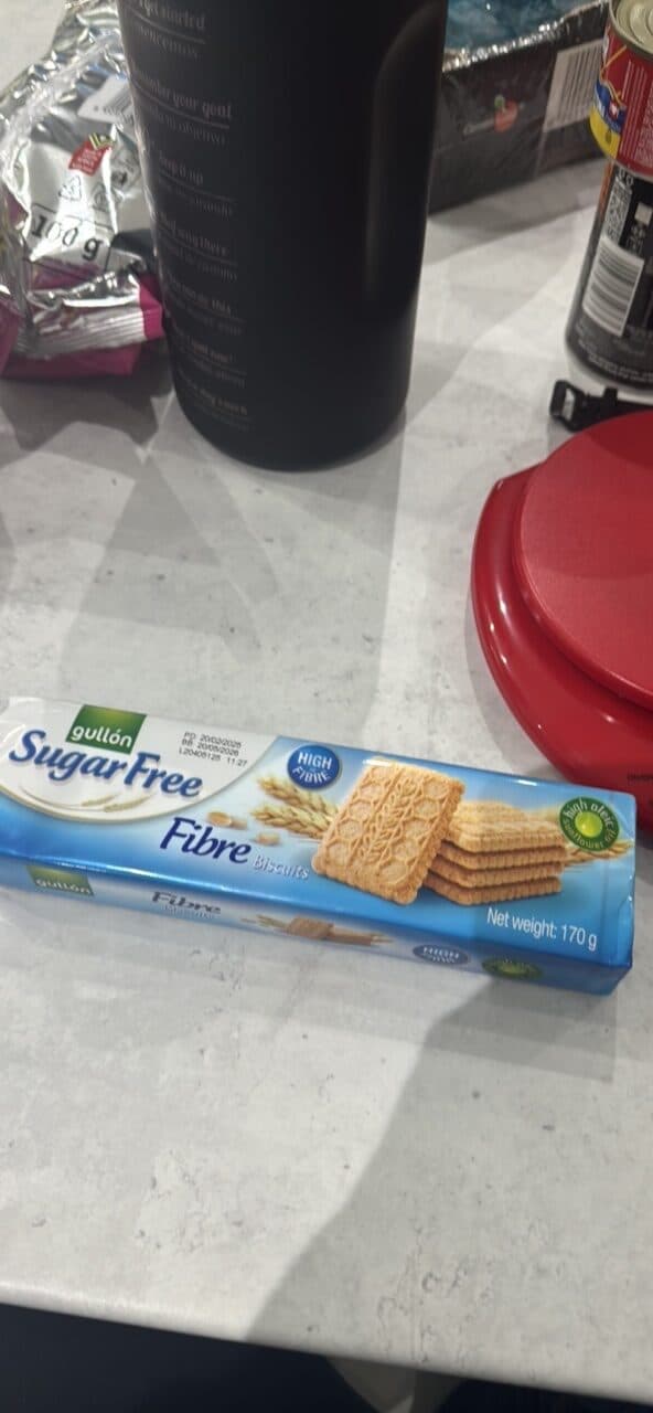 gullón Sugar Free Fibre Biscuits packshot