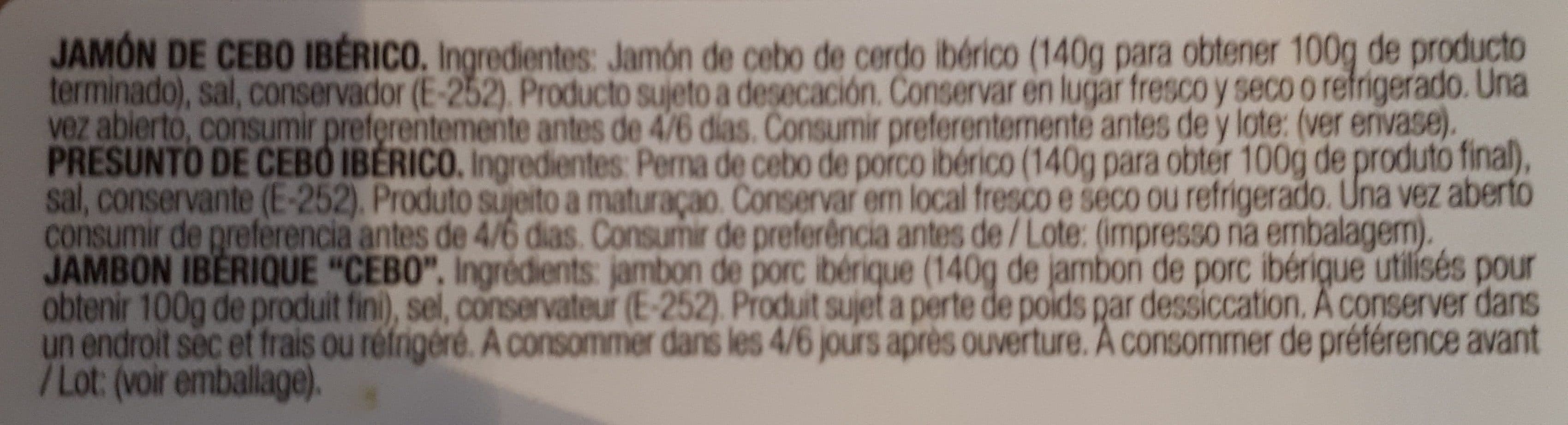 Elpozo Jamón de cebo ibérico packshot