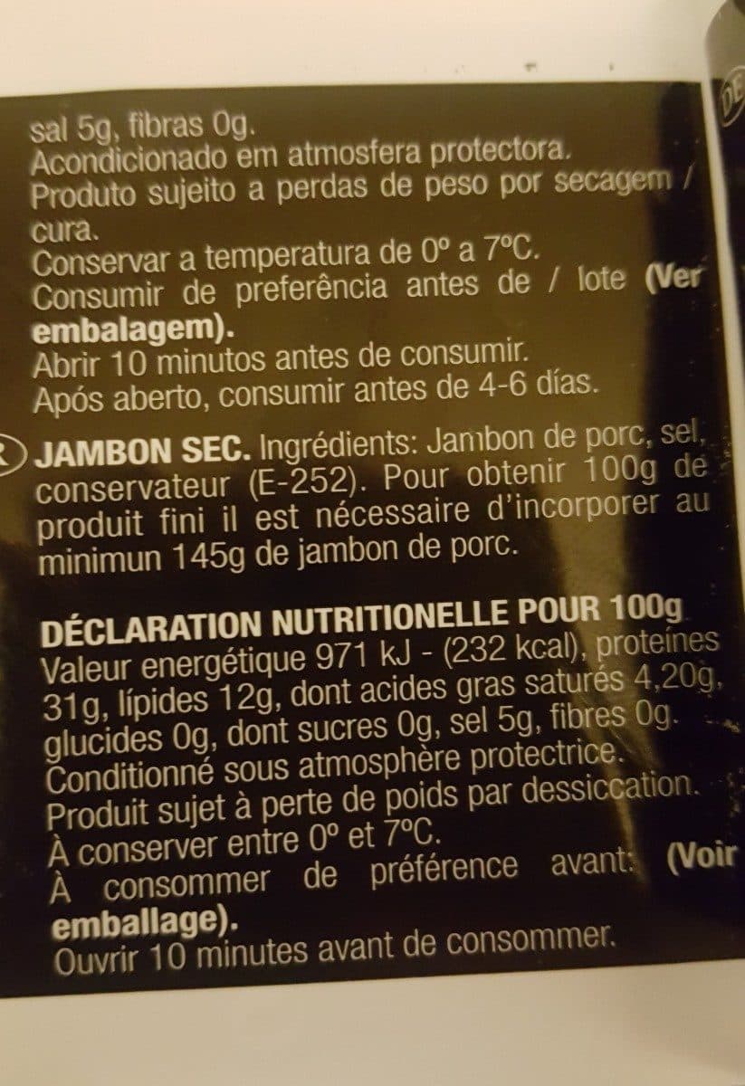 Elpozo Jambon serrano packshot
