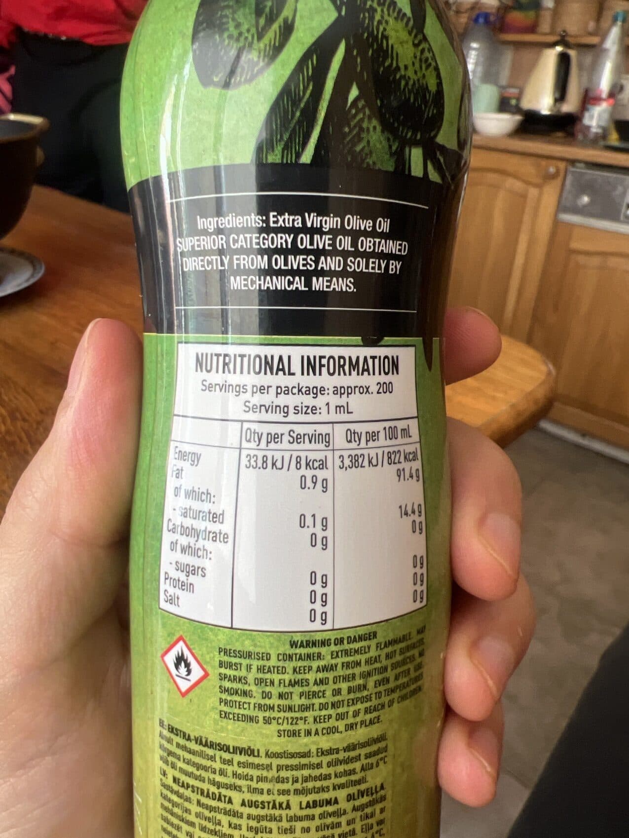 Pons Olive Oil Spray packshot