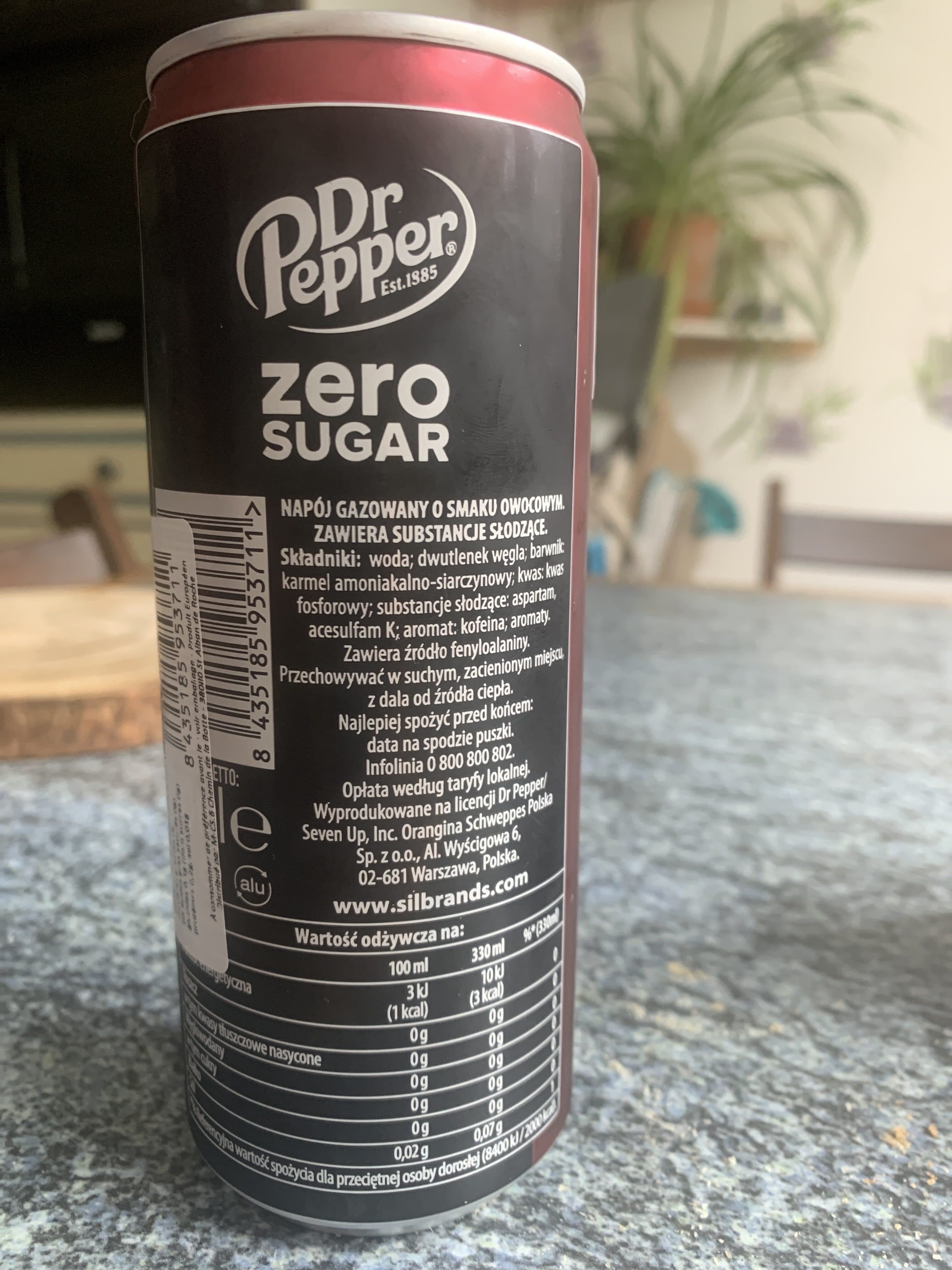 Dr. Pepper DR. Pepper Zero packshot