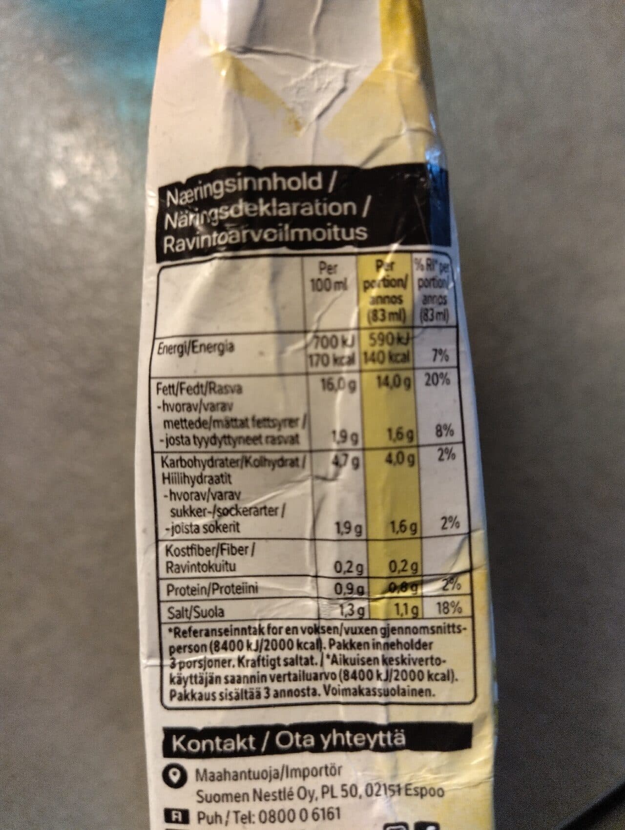 Maggi Hollandaise sauce packshot