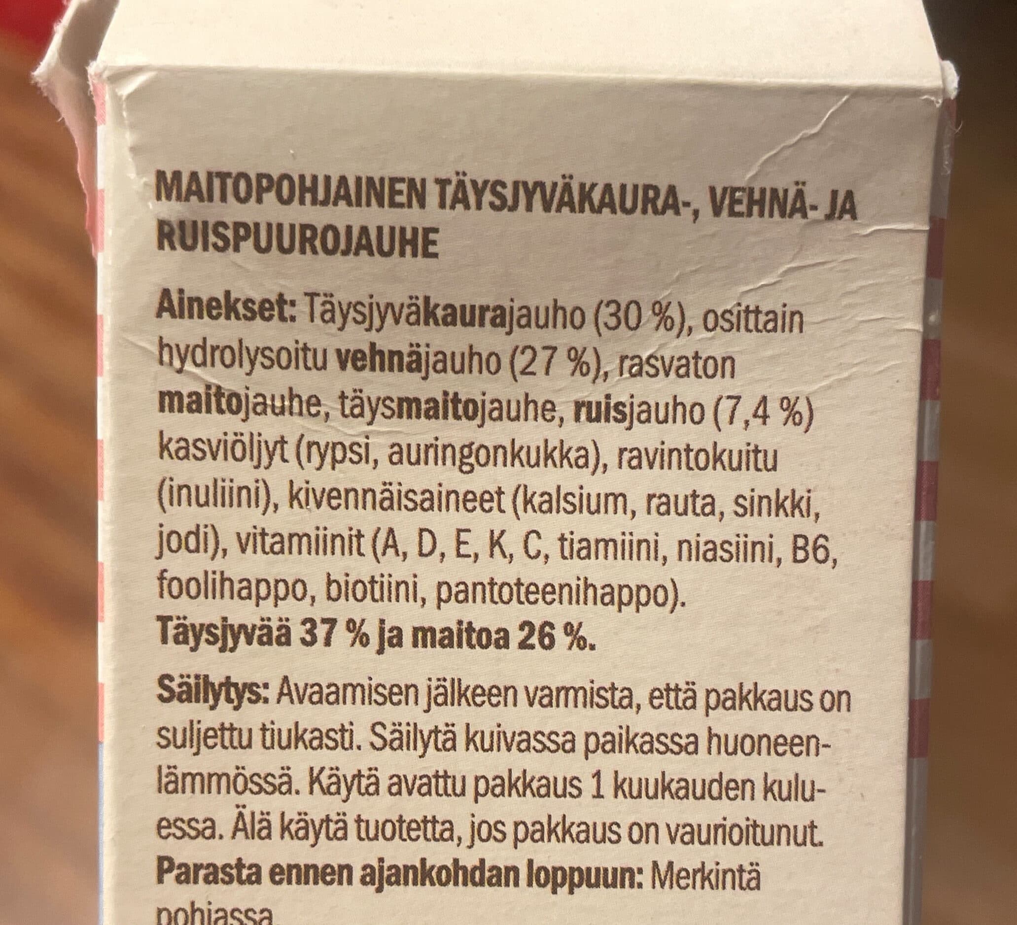 Piltti Iltapuuro packshot
