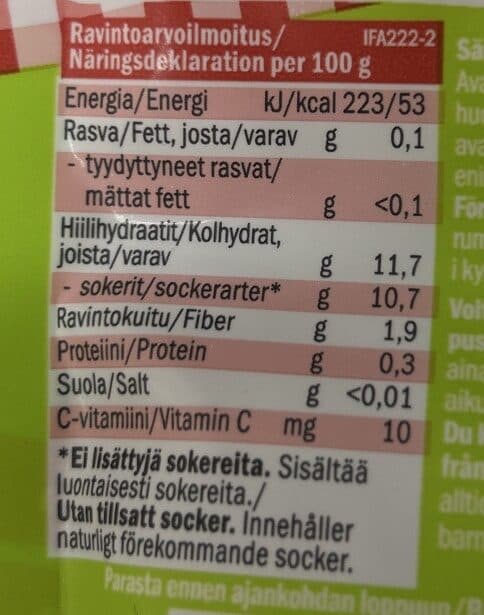Piltti Iso Välipala Omena & Päärynä packshot