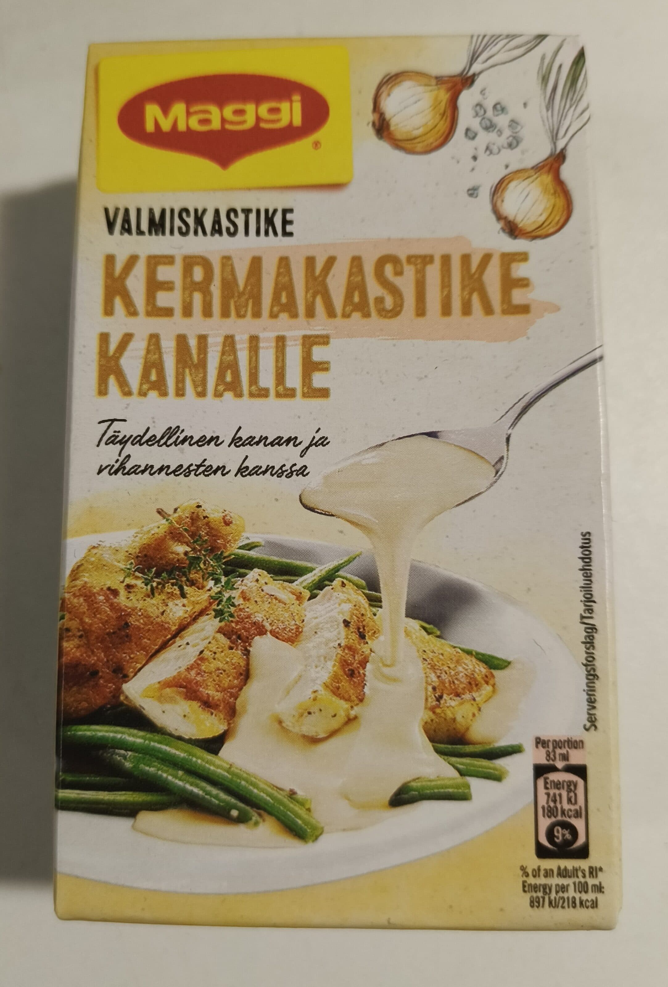 Maggi Valmiskastike Kermakastike Kanalle packshot