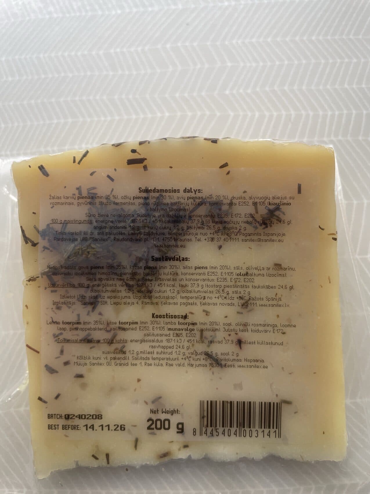 Torre Campos Iberico Cheese packshot