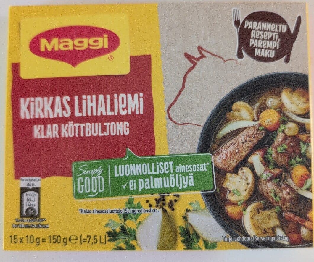 Maggi Kirkas Lihaliemi packshot