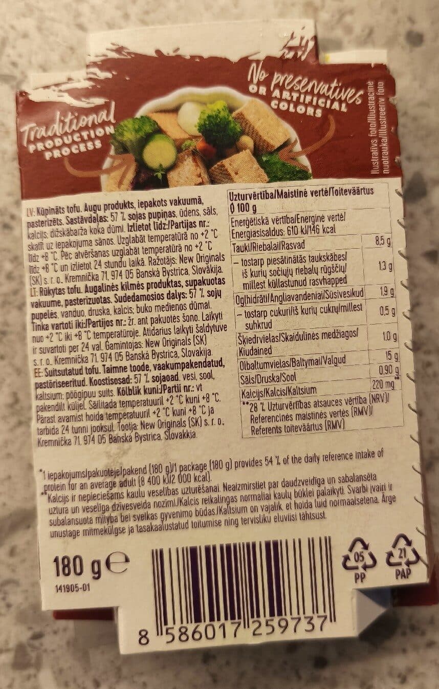 Lunter Smoked Tofu packshot