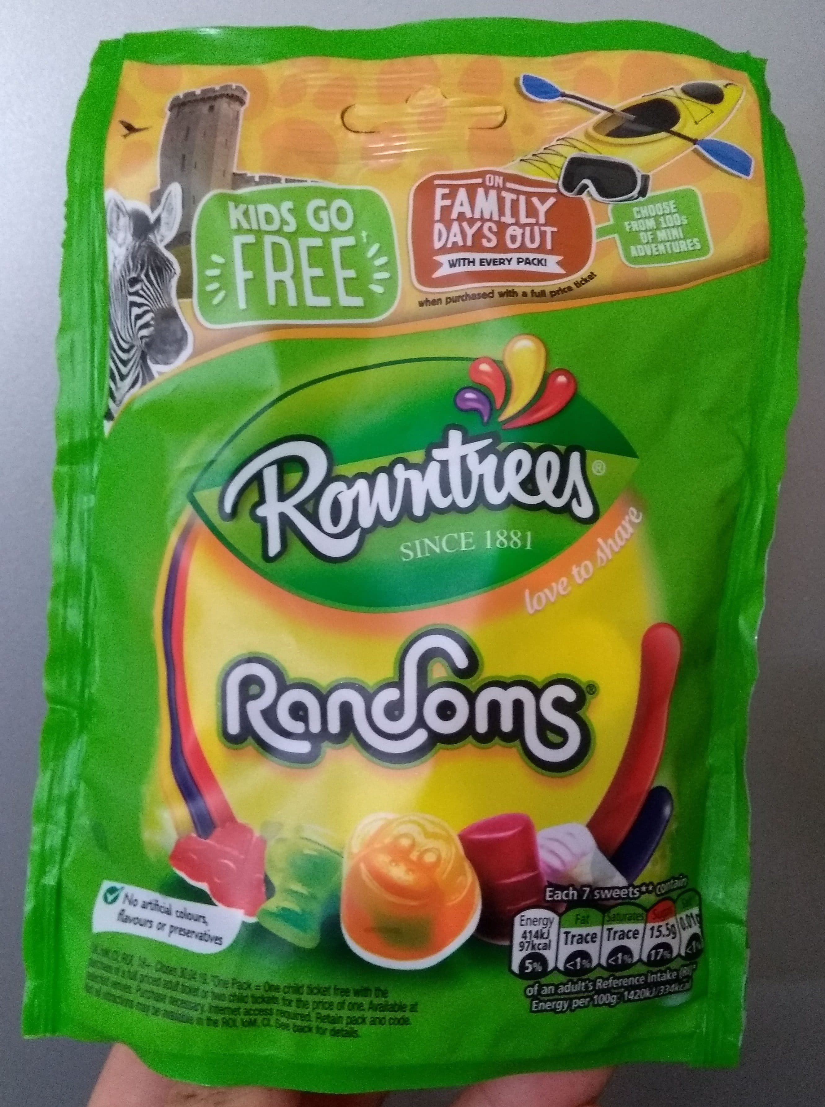 Rowntree's Randoms packshot