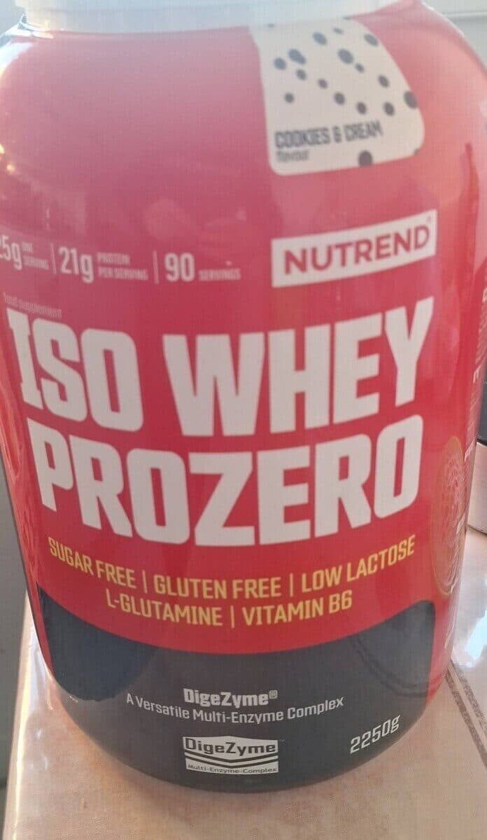 Nutrend Iso Whey Prozero packshot