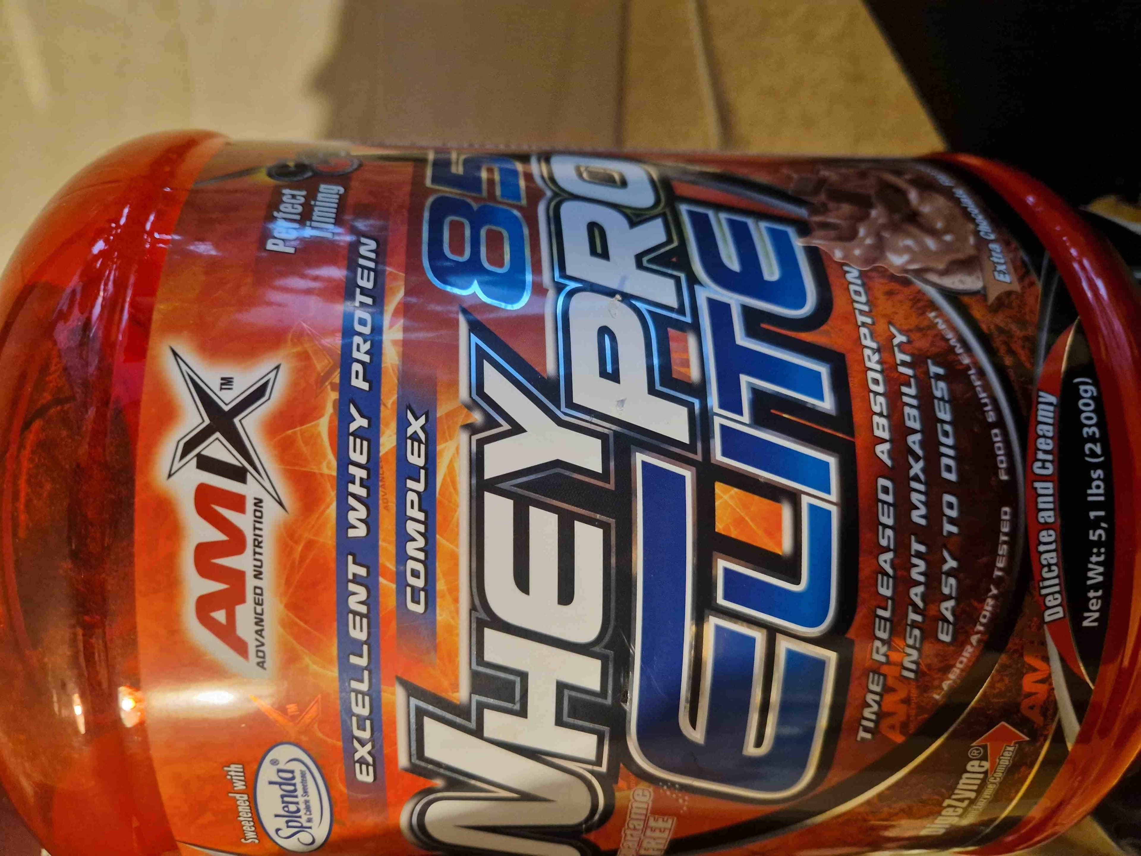 Amix Whey protein elite packshot