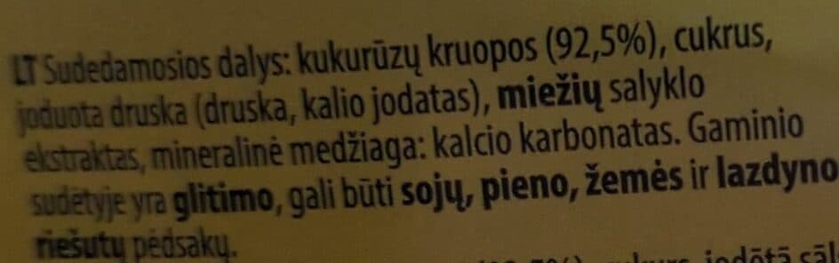 Bona vita Kukurūzų dribsniai packshot