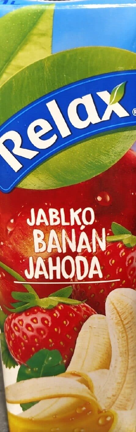 Relax jablko banán jahoda packshot