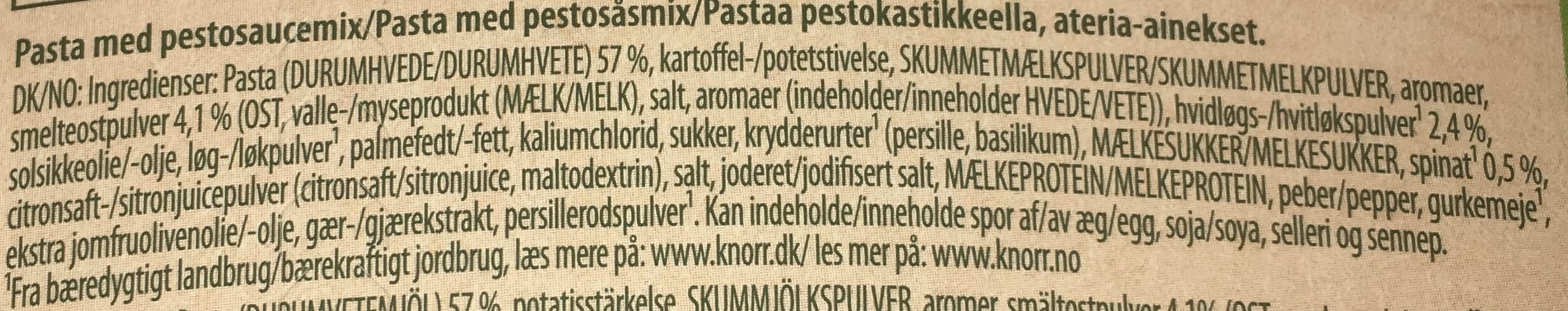 Knorr Pasta snack pot creamy pesto packshot