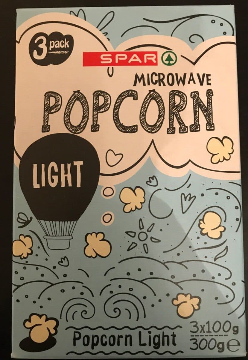 Spar Microwave Popcorn light packshot