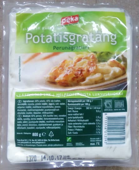 Peka Potatisgratäng packshot