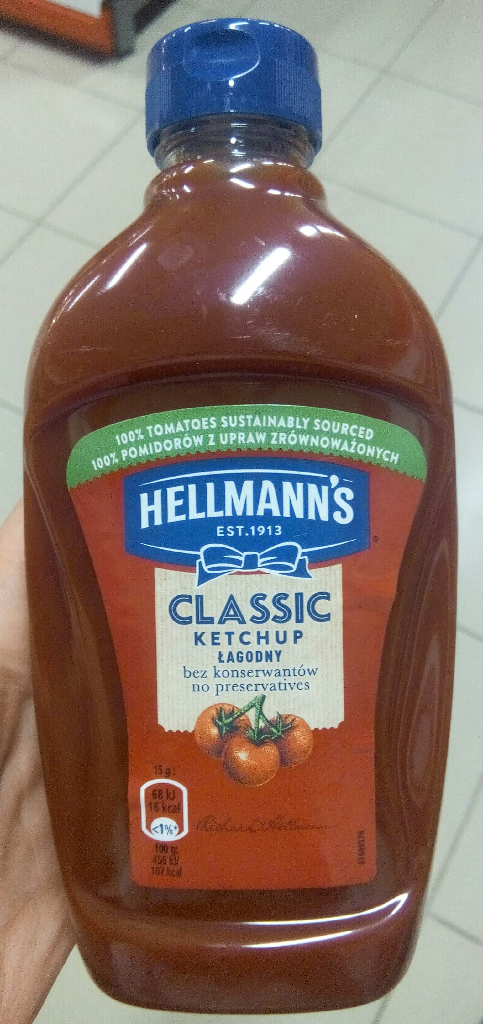 Hellmann's Classic ketchup packshot